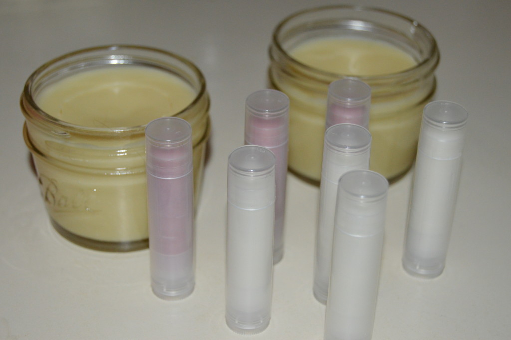 Cooled lip balm and lotion